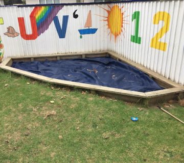 sandpit safe and clean kids