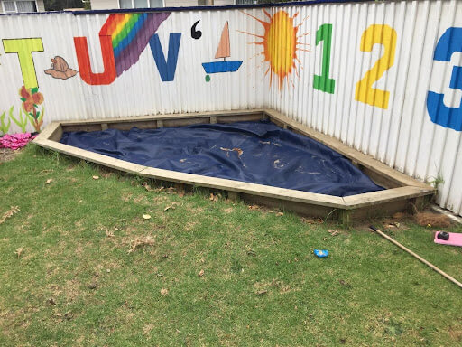 sandpit safe and clean kids